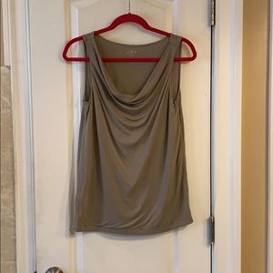 Loft Brown-beige slouchy top